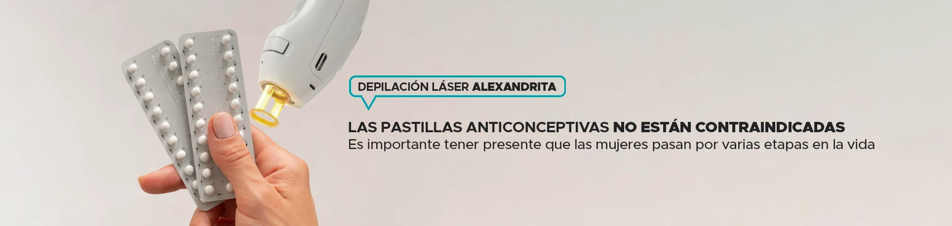 Pastillas anticonceptivas y depilaci n l ser