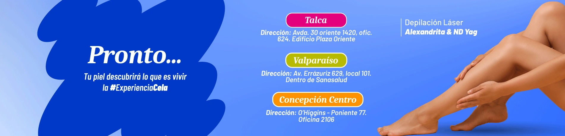 Prontos 1: Talca, Valparaíso y Concepción Centro